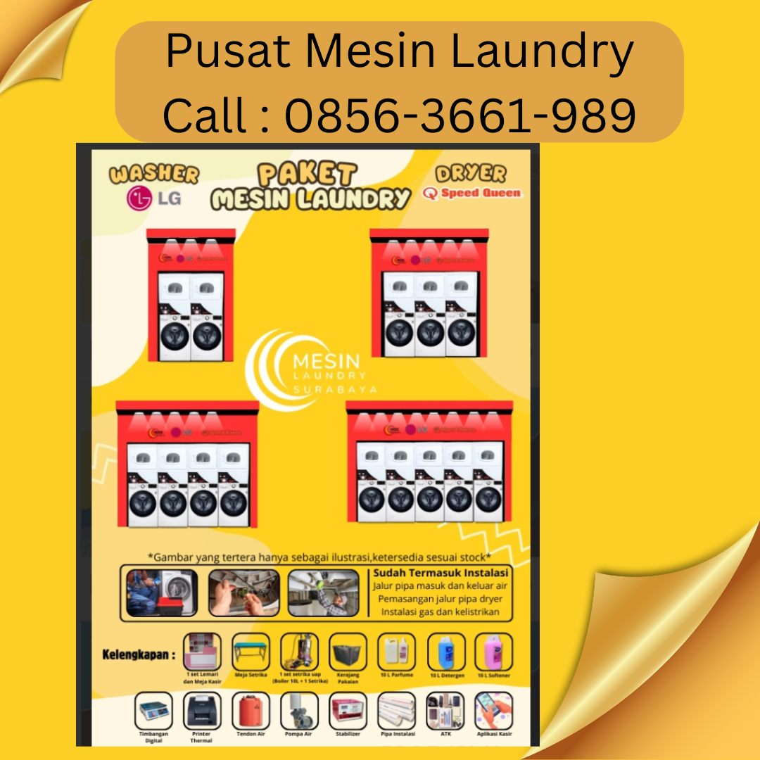 Jual mesin laundry diyahukimo