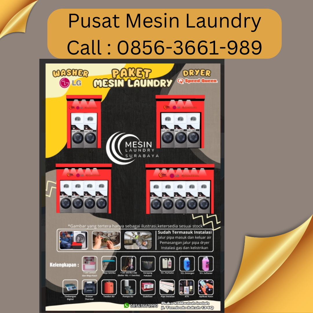 Menjual mesin laundry diTuban