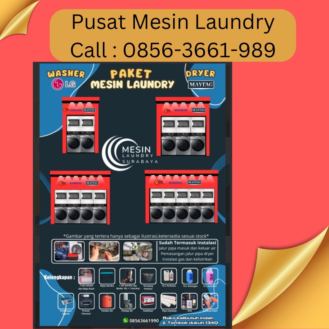 JUAL MESIN LAUNDRY DUMAI