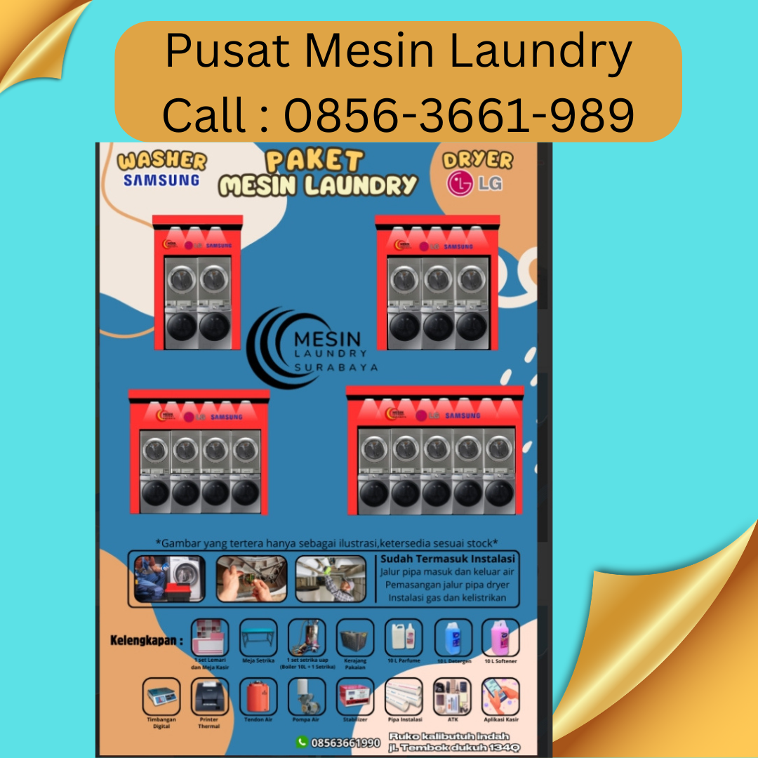 JUAL MESIN LAUNDRY BINJAI