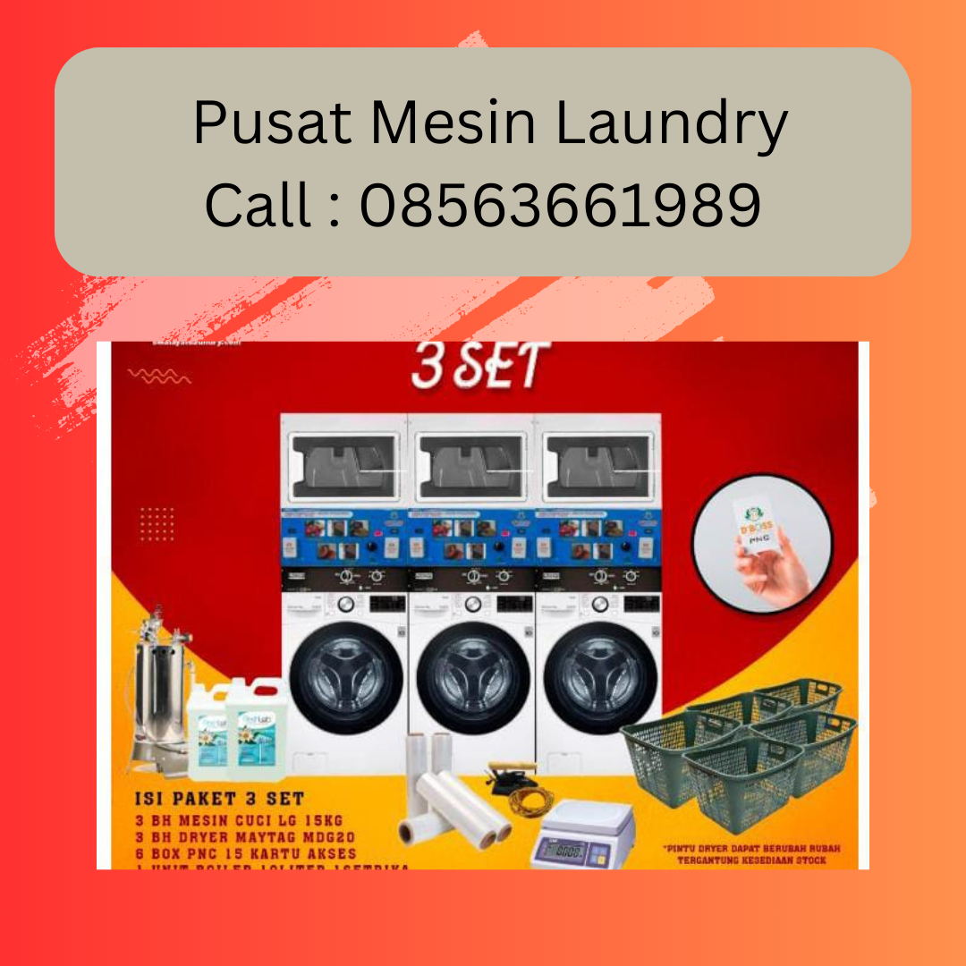 Distribiutor mesin laundry diboven digoel