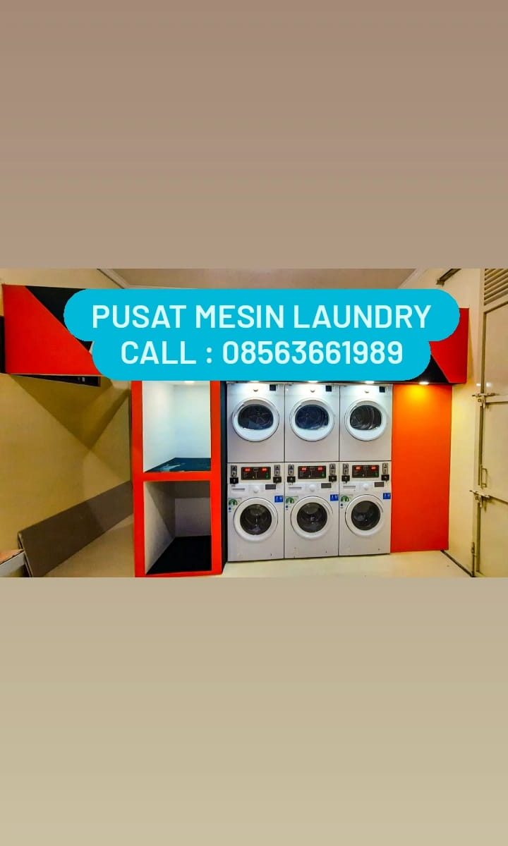 Jual mesin laundry diMinasaha Utara