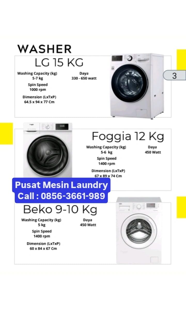 Jual mesin laundry dilembata