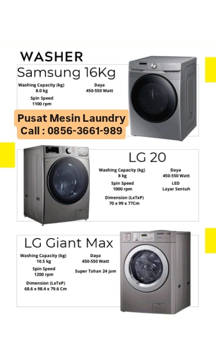 Jual mesin laundry diLuwutimur