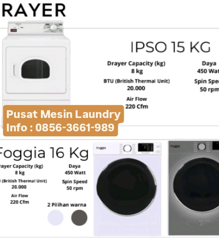 Jual mesin laundry diTidore Kepulauan