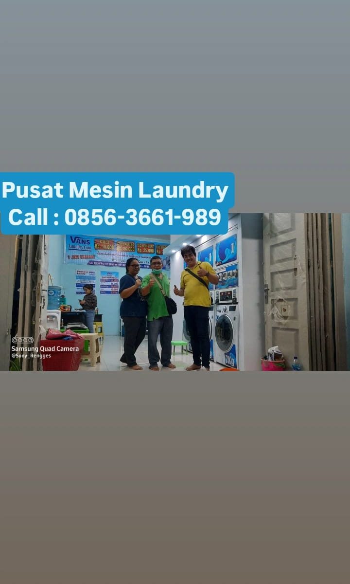 Pusat mesin laundry diTual