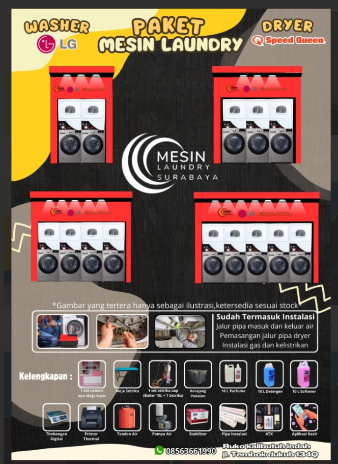 Jual mesin laundry dilannyjaya
