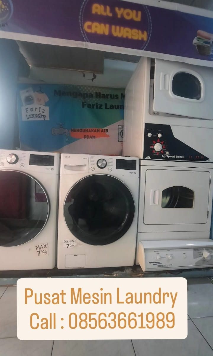 Jual mesin laundry diBolaang Mongondowutara