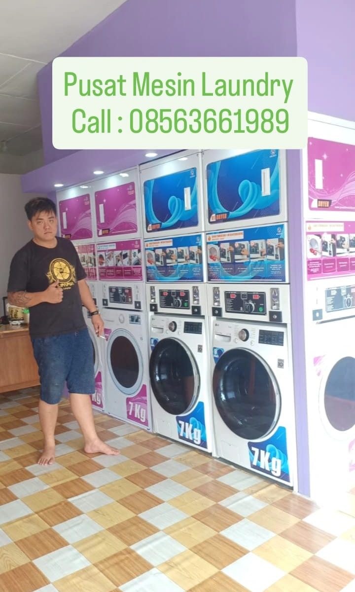Jual mesin laundry diMinasaha selatan