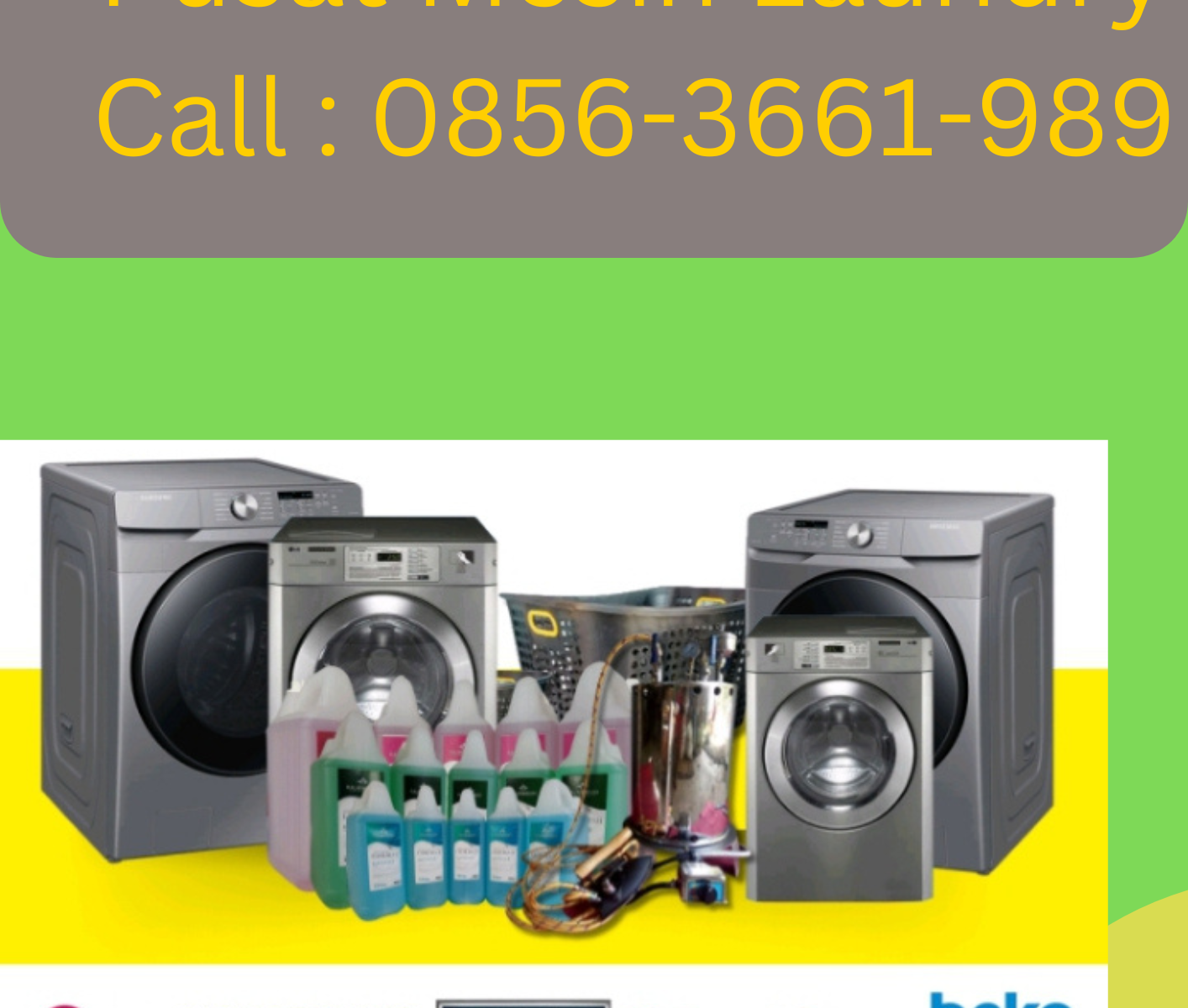 Jual mesin laundry Halmahera Utara