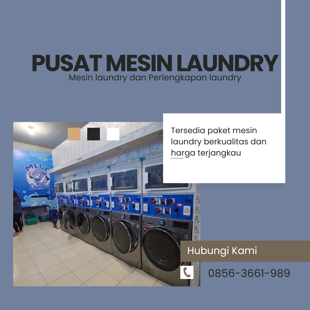 BERKUALITAS JUAL MESINLAUNDRY BAUBAU