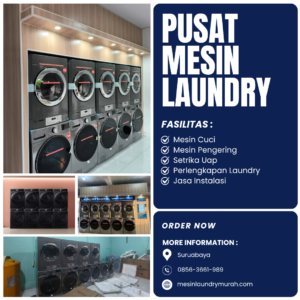 MESIN LAUNDRY SISTEM QRIS